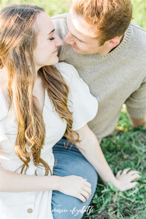 Burgess Orchards Engagement Pictures | Alpine, UT Photographer - Maren ...