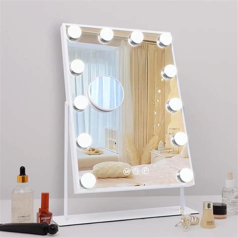 Amazon.com - Leishe Hollywood Vanity Mirror with Lights, Lighted Makeup ...
