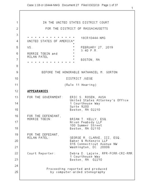 Image result for Hearing Transcript Sample