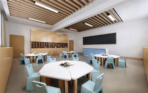 设计学生的教室|三维|建筑/空间|南昌北纬设计 - 原创作品 - 站酷 (ZCOOL)