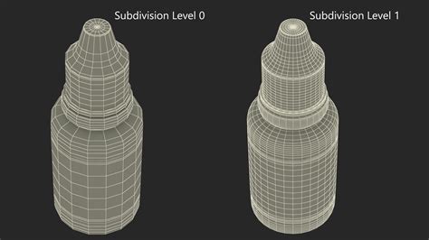 3D model Eye Dropper Bottle 20ml Mockup | 3D Molier International