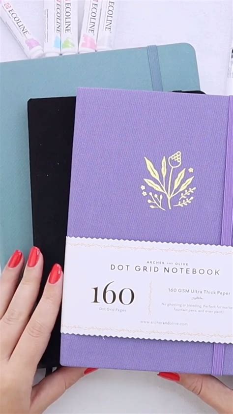 Bullet journal review archer and olive dot grid notebook – Artofit