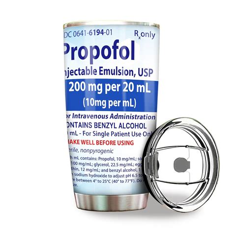 Buy MEDROC Propofol Tumbler For Nurse Stainless Steel 20oz, Medical ...