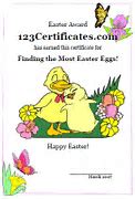 Image result for Gift Certificate From Easter Bunny