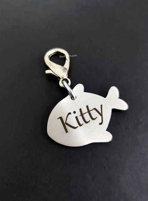 Fish Shaped Cat Tag | Fish Cat Tag | Madhechi