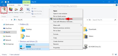 Image result for Microsoft BitLocker Menu