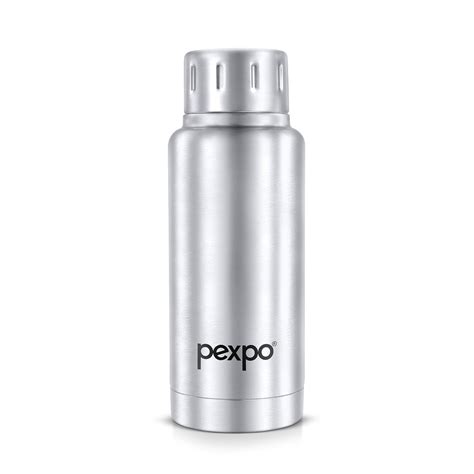 Pexpo Cameo Hot & Cold 300ml Stainless Steel Water Bottle|Silver ...