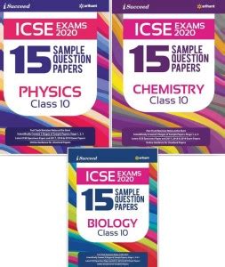 Arihant I Succeed 15 Sample Quest. Papers-Physics,Chemistry,Biology-10 ...