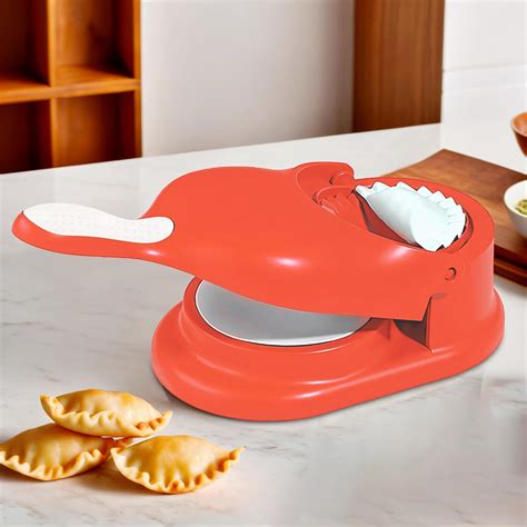 Buy Kuber Industries 2 in 1 Momo & Gujiya Ghughra Dumbling Pressing ...