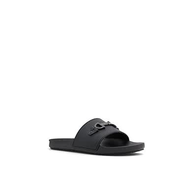 Aldo LOUNGESLIDE-IN001 Men Black Strap Sandals : Amazon.in: Fashion