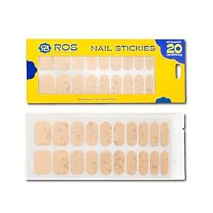 ROS Beauty Nail Stickies | 20 Count | Easy-to-Apply Vibrant Nail Art ...