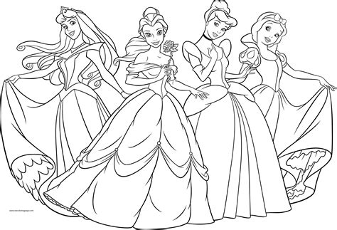 Free Coloring Pages Princesses at sasphilosopherblog Blog