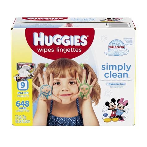 Huggies ® Simply Clean® Baby Wipes, Soft Pack