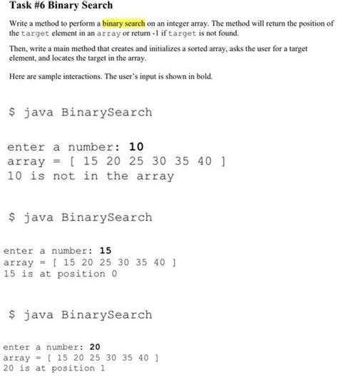 Image result for Write a Java Program for Binary Search Using Array