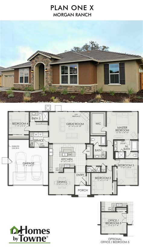 California | Family house plans, Small house plans, Modern house plans