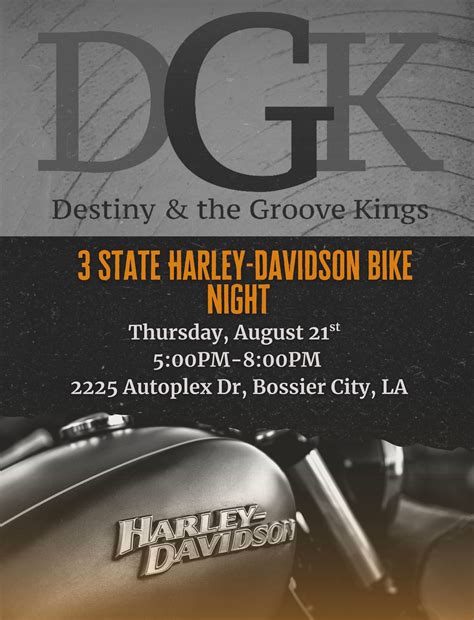 DGK @ 3 State Harley-Davidson, 2225 Autoplex Dr, Bossier City La 71111 ...
