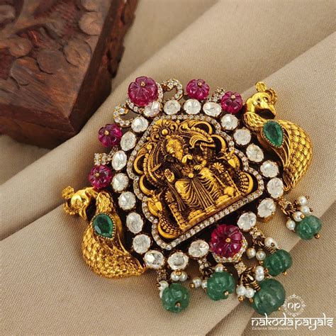 Silver Gold Plated Pendants – Page 3 – Nakoda Payals