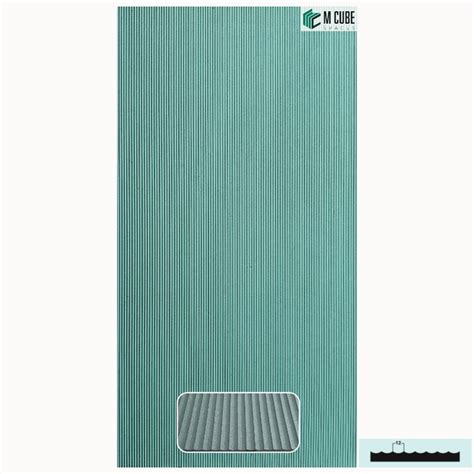 MFP-USX-136 8ft x 4ft HDHMR Fluted Paintable Panel – 8mm – M Cube Spaces