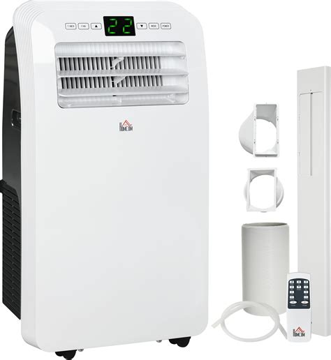 Amazon.com: HOMCOM 12000 BTU Portable Air Conditioner for Rooms Up to ...