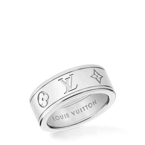 Les Gastons Vuitton Small Ring, White Gold - Categories | Louis Vuitton ...