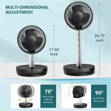 Antarctic Star Oscillating Fan Portable Foldable India | Ubuy