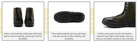 Buy Unistar Men's Nepal_01 Green Boots - 6 UK (34 EU) (GHASIYA) at ...