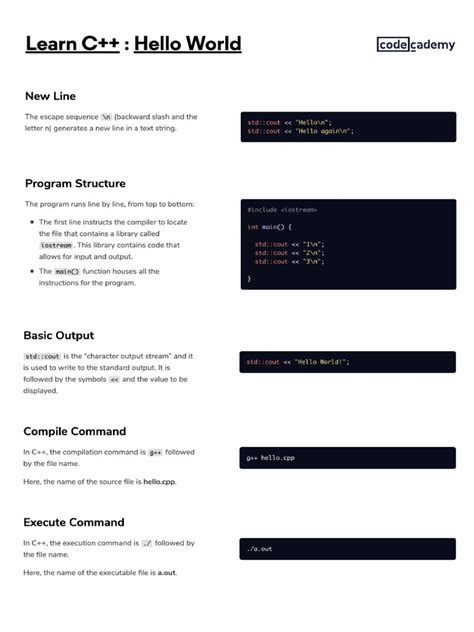 C++ HelloWorld Program 的图像结果