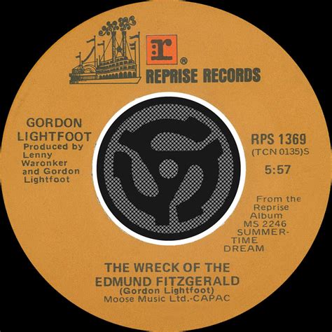 Gordon Lightfoot - The Wreck of the Edmund Fitzgerald / The House You ...