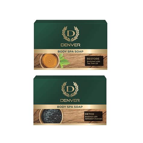 Buy DENVER Body Spa Soap DETOX And RESTORE - 125GM Each (Pack of 2 ...