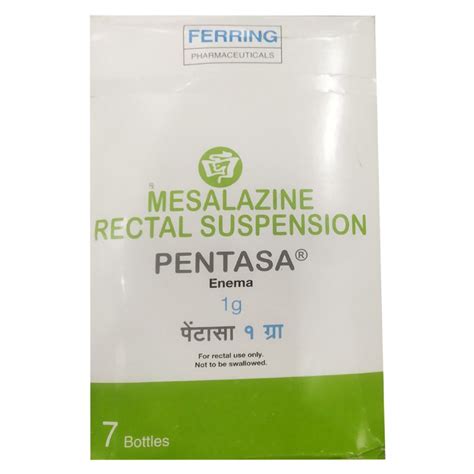 Pentasa 1gm Enema | Uses, Side Effects, Price | Apollo Pharmacy