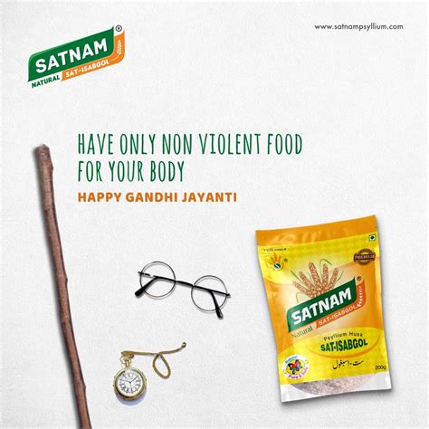 Celebrate Gandhi Jayanti with Non-Violent Food
