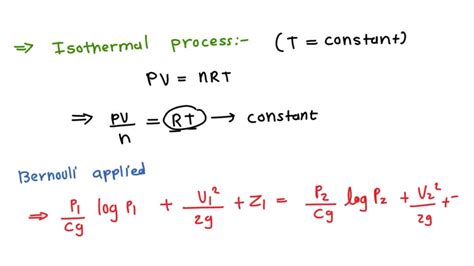 Image result for Isothermal Process Equation