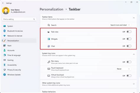 Image result for Taskbar Behavior Windows 11