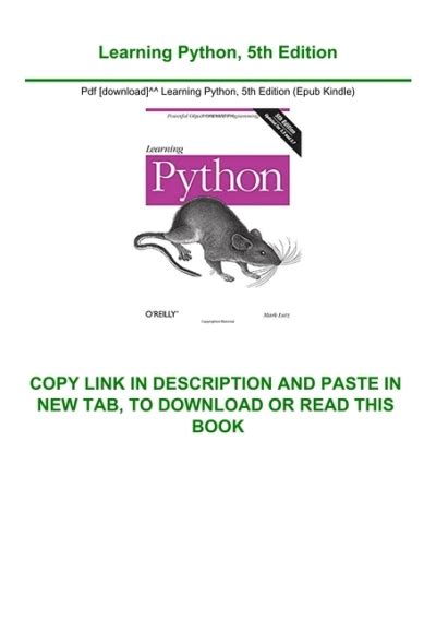 Learning Python PDF Download 的图像结果