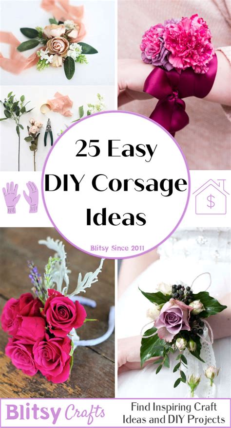 DIY Corsage Tutorial 的图像结果