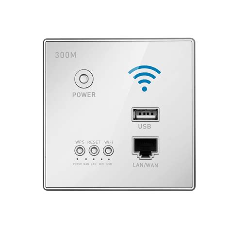 300Ms Power AP Relay ligent Wireless WiFi Repeater Ext Wall Embedded 2 ...