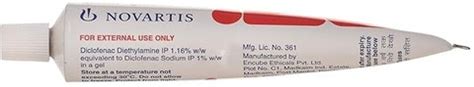 Voveran Emulgel Gel (50 gm) Gel Price in India - Buy Voveran Emulgel ...