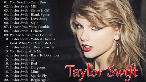 Taylor Swift Greatest Hits Full Playlist 2020 Taylor Swift New Songs ...