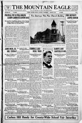 Daily Mountain Eagle from Jasper, Alabama - Newspapers.com