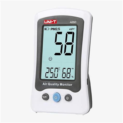 UNI-T A25D PM2.5 Meter Air Quality Monitor Temperature and Humidity De ...