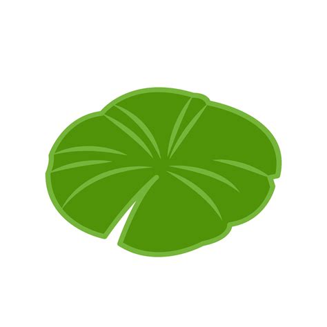 Lily pad icon. Lily cartoon on white background. 46888782 Vector Art at ...