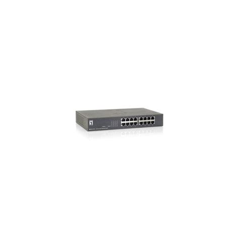 Swe-Tech 3C 16 Port 10/100 Fast Ethernet Switch, Matte Grey, Auto ...