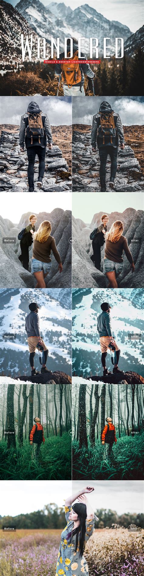 Wandered lightroom presets pack – Artofit