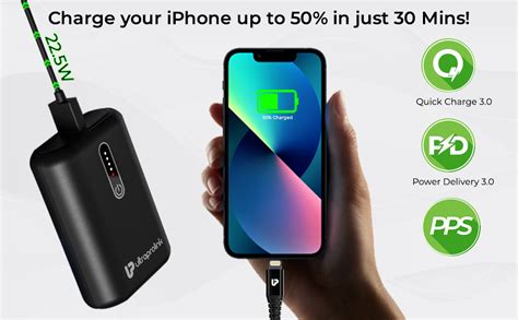 UltraProlink 10000mAh Pocket Power Bank | Juice-UP Grip |22.5W QC-PD ...