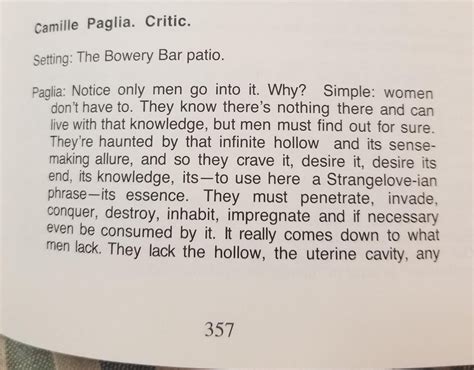 Camille Paglia's thoughts on "The Navidson Record" from House of Leaves ...