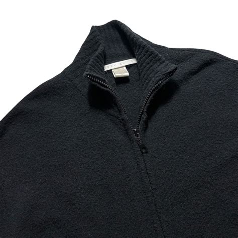 vintage 1990’s PERRY ELLIS black pile drivers knit | NOIR ONLINE