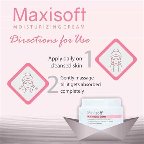 Buy MAXISOFT MOISTURIZING CREAM | INTENSE 24 HRS HYDRATION | 50 GM ...