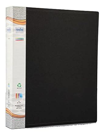 Solo BC- 807 Business Cards Holder - 500 Cards (with Indexes) A4 ...