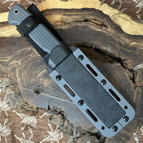 Demko FreeReign Fixed Blade Gray Handle Stonewashed MagnaCut Blade ...