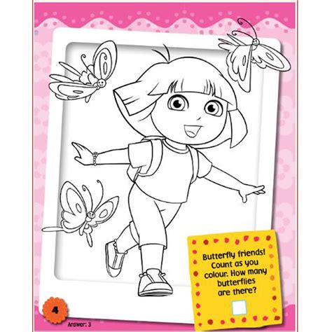 Dora the Explorer Colouring, Stickers & Activities Nickelodeon ...
